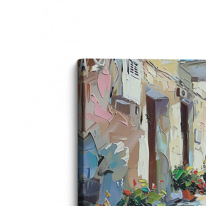 [Color:Stretched Canvas], Picture of the corner of the art