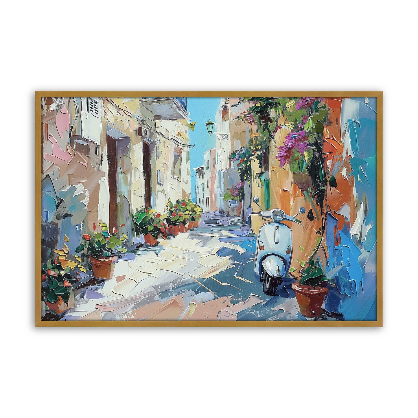 [Color:Polished Gold], Picture of art in a Polished Gold frame