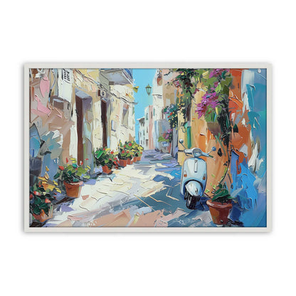 [Color:Opaque White], Picture of art in a Opaque White frame