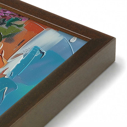 [Color:Belvinder Brown], Picture of art in a Belvinder Brown frame at an angle