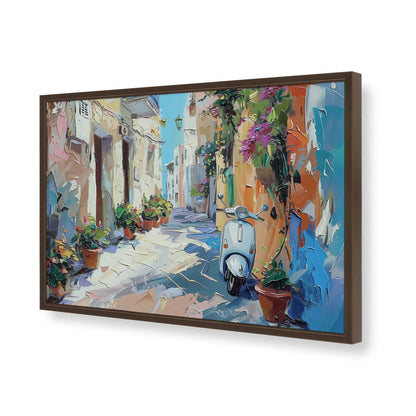 [Color:Belvinder Brown], Picture of art in a Belvinder Brown frame of the corner