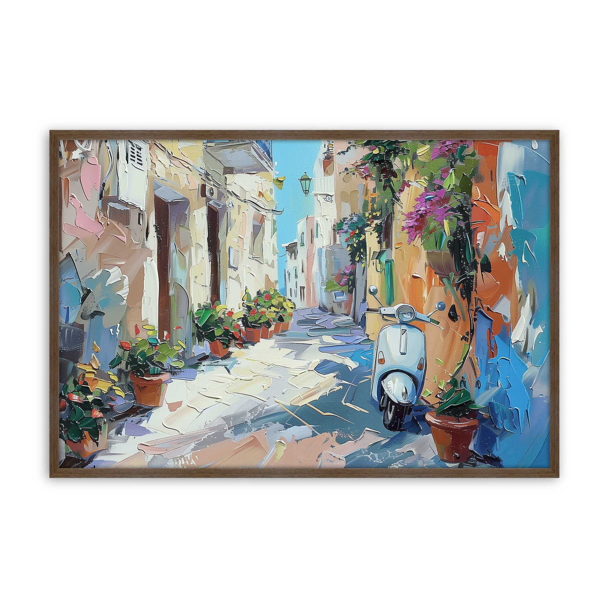 [Color:Walnut], Picture of art in a Walnut frame