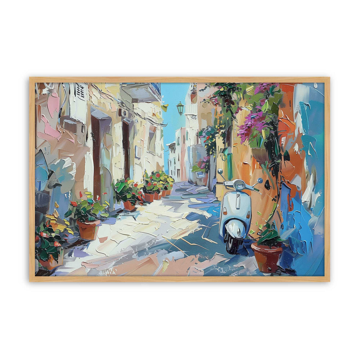 [Color:American Maple], Picture of art in a American Maple frame