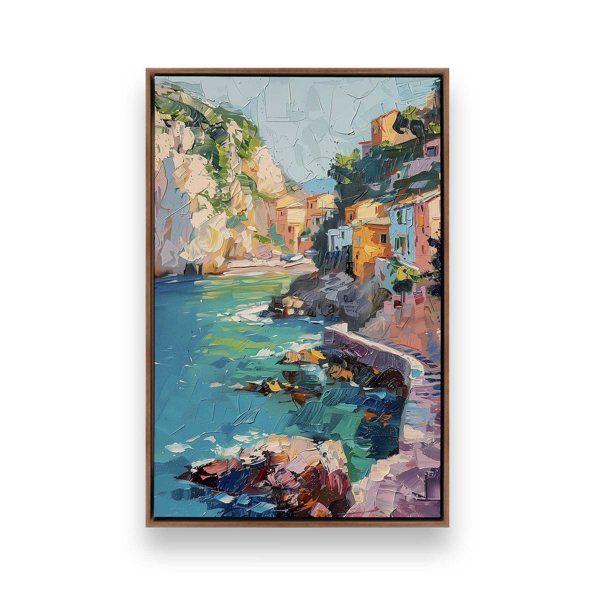 [Color:Walnut], Picture of art in a Walnut frame