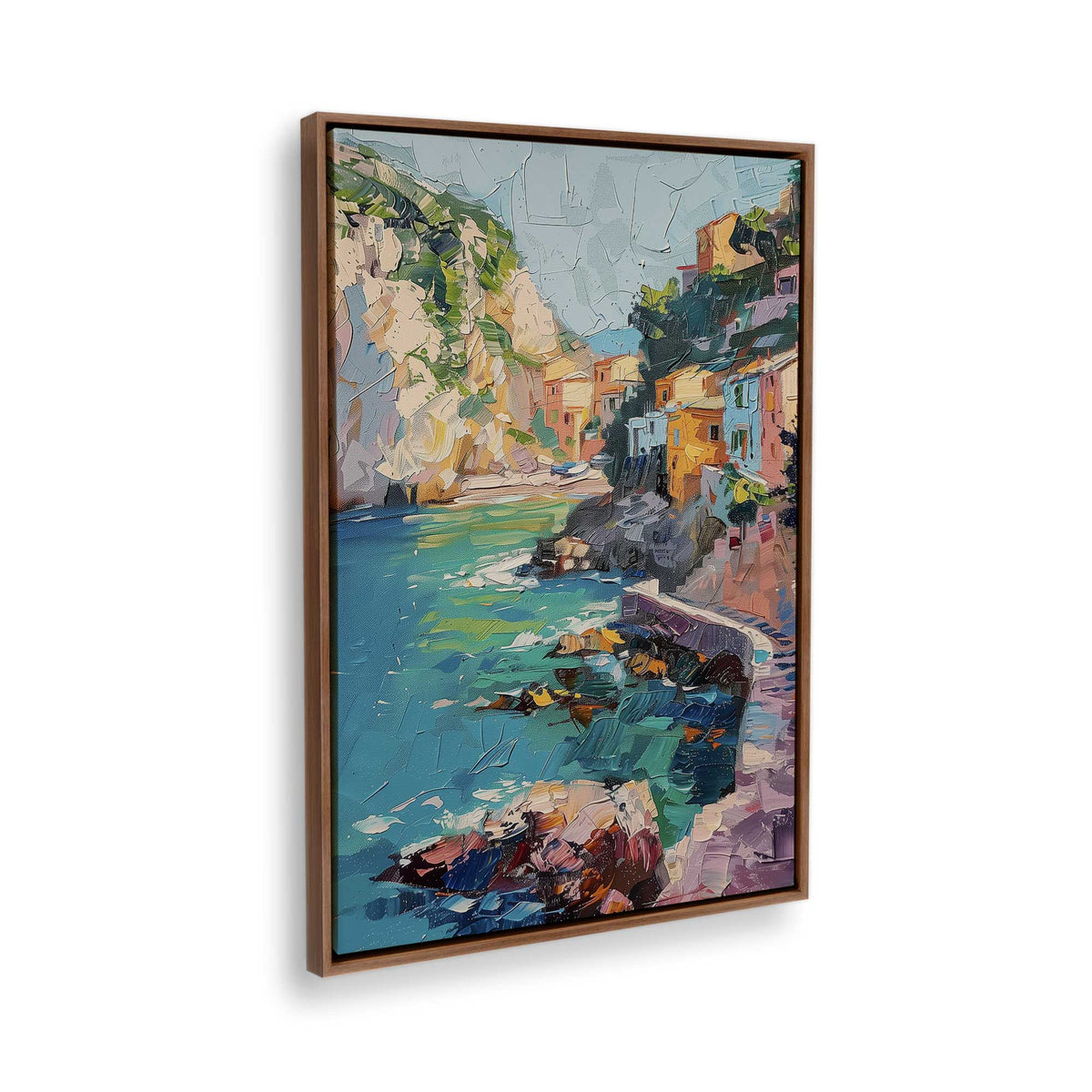 [Color:Walnut], Picture of the corner of the art