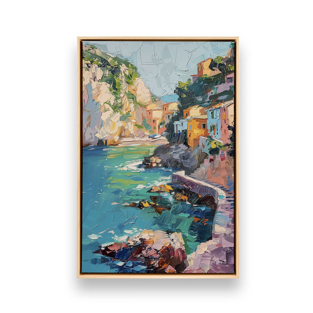 [Color:American Maple], Picture of art in a American Maple frame