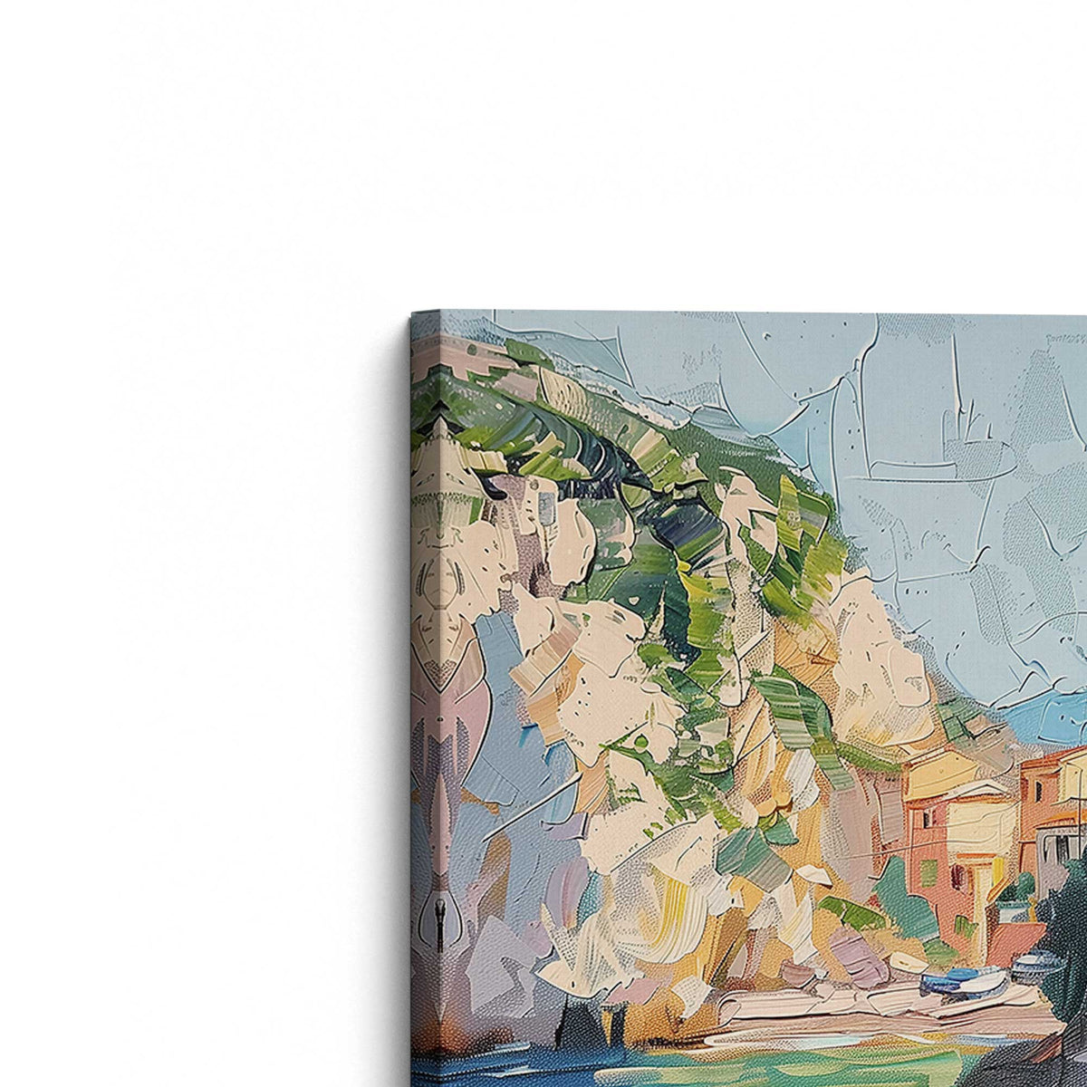 [Color:Stretched Canvas], Picture of the corner of the art