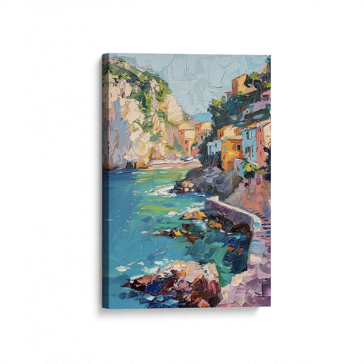 [Color:Stretched Canvas], Picture of art at an angle