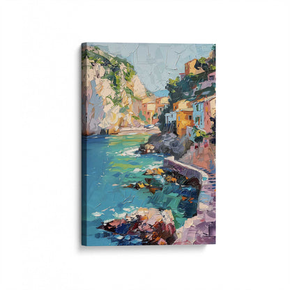 [Color:Stretched Canvas], Picture of art at an angle