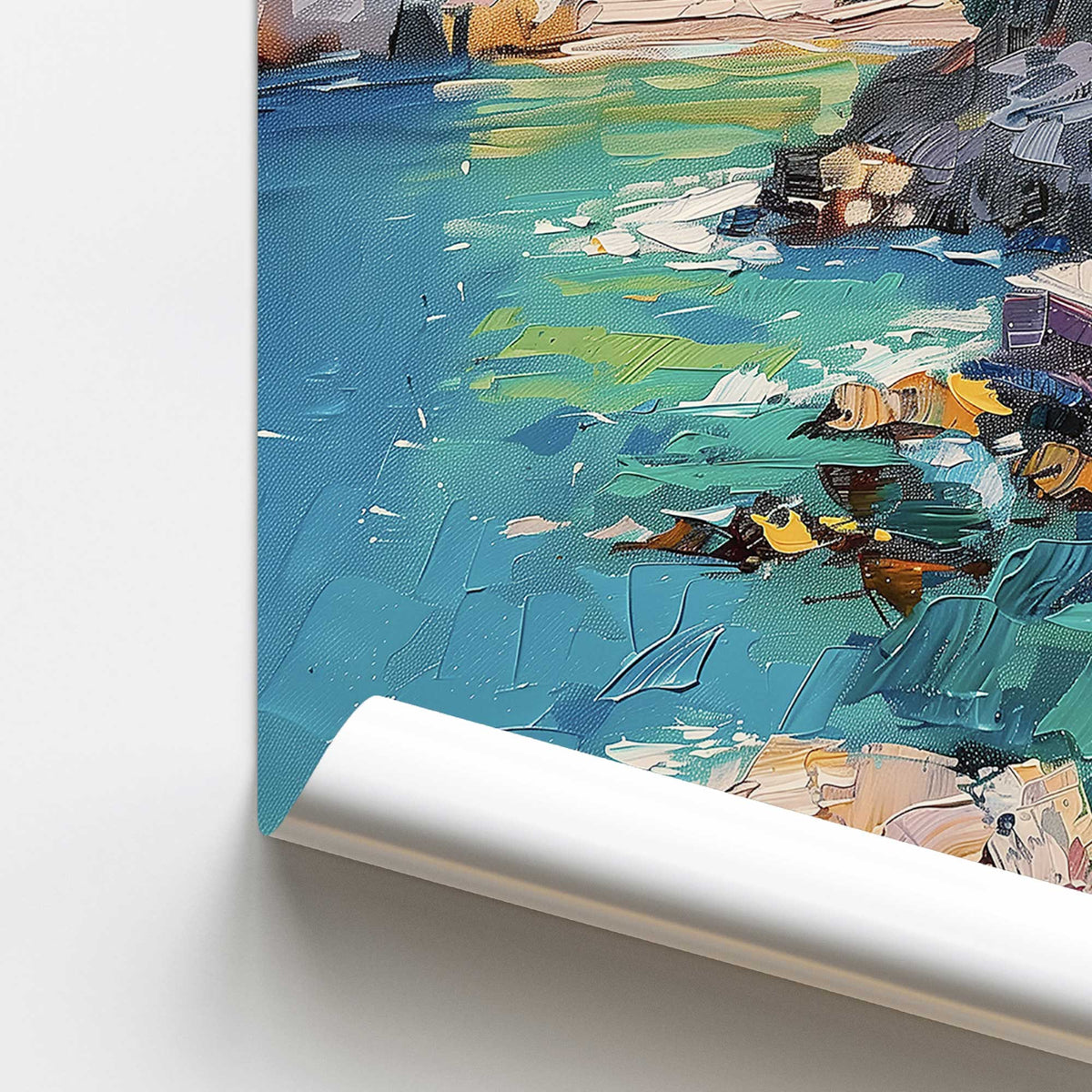 Harbor Color Drift Print