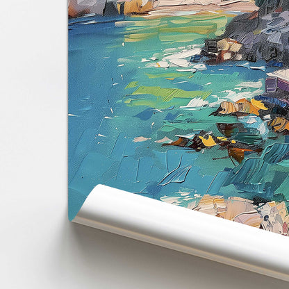 Harbor Color Drift Print