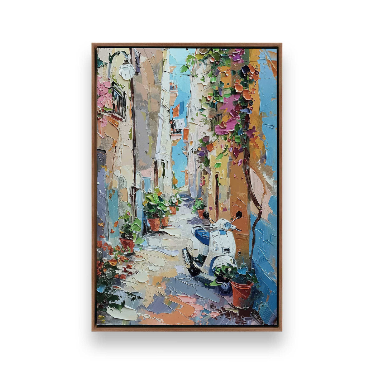 [Color:Walnut], Picture of art in a Walnut frame