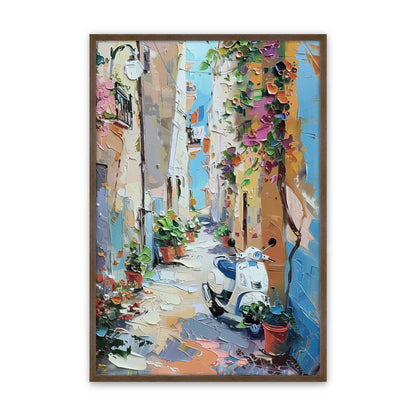[Color:Walnut], Picture of art in a Polished Chrome frame