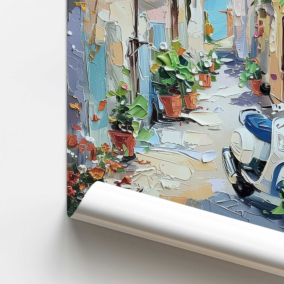 Vespa Garden Lane Print