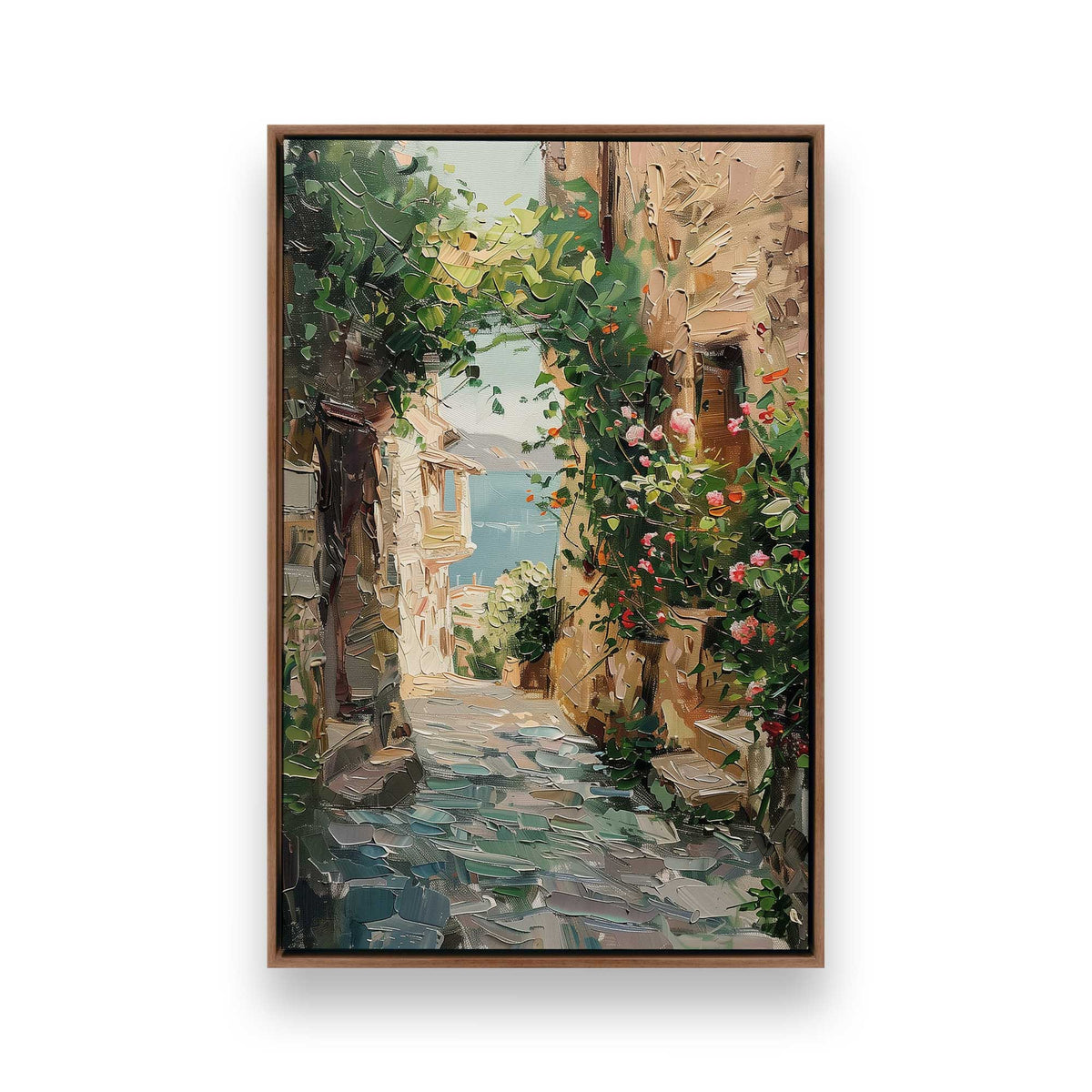 [Color:Walnut], Picture of art in a Walnut frame