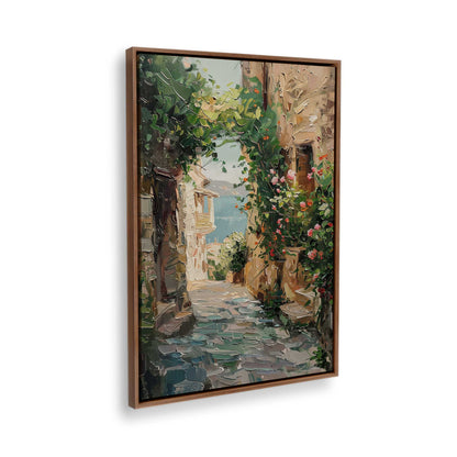 [Color:Walnut], Picture of the corner of the art