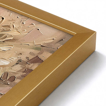 [Color:Polished Gold], Picture of art in a Polished Chrome frame at an angle