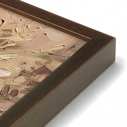 [Color:Belvinder Brown], Picture of art in a Polished Chrome frame at an angle