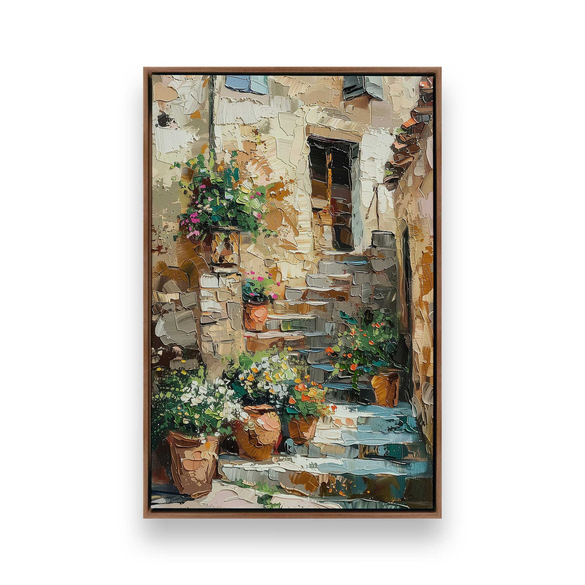 [Color:Walnut], Picture of art in a Walnut frame