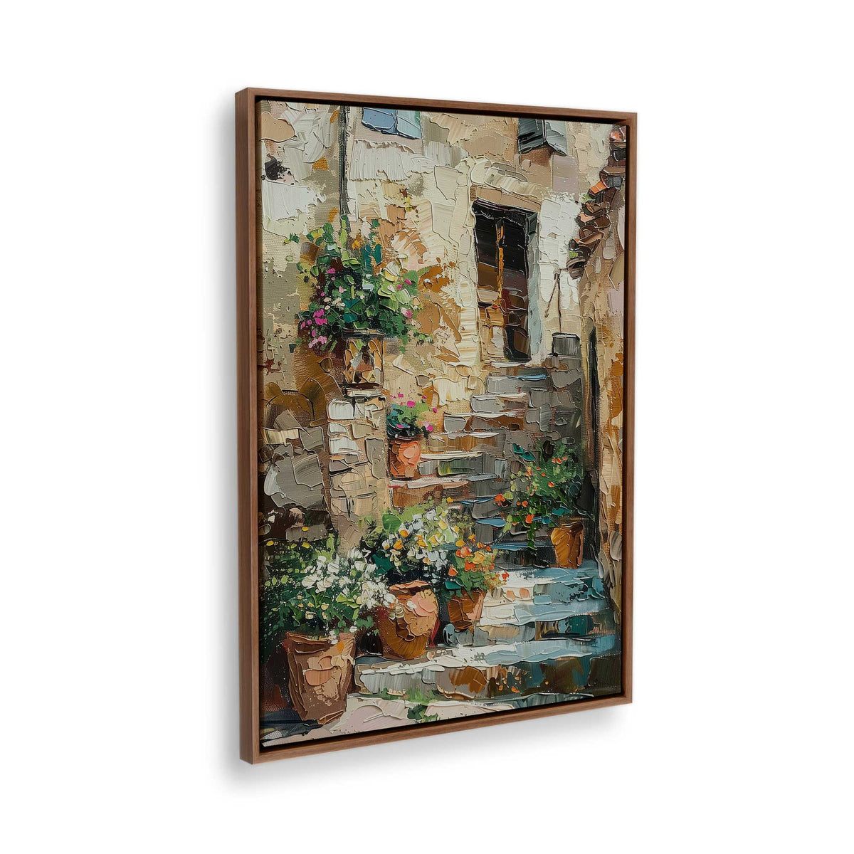 [Color:Walnut], Picture of the corner of the art