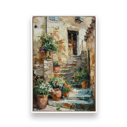 [Color:Opaque White], Picture of art in a White frame