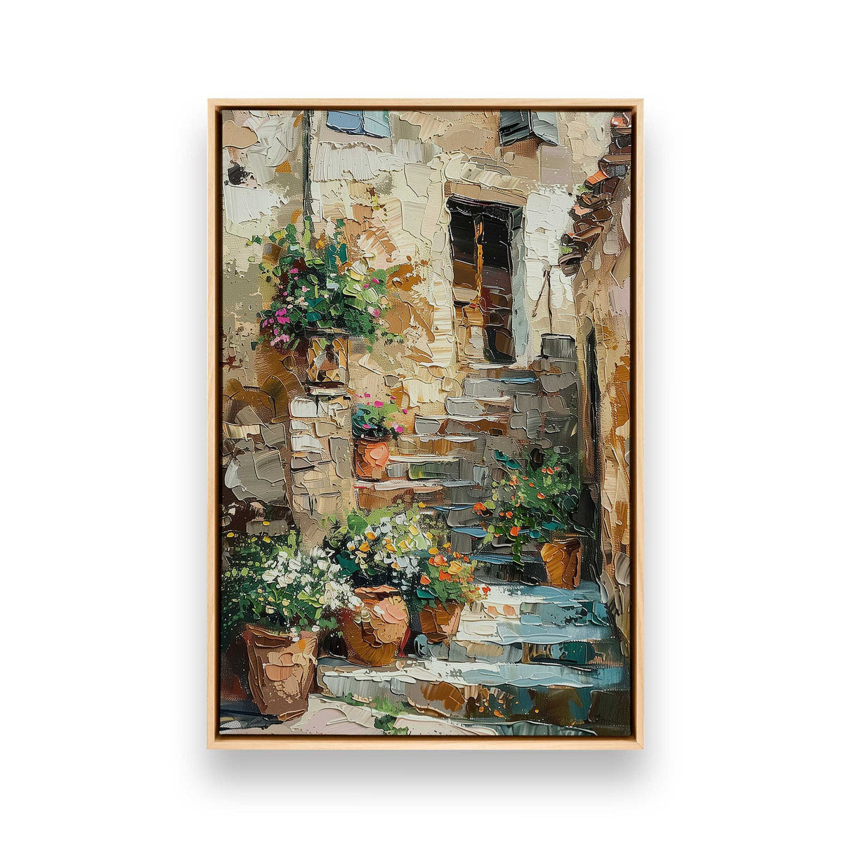 [Color:American Maple], Picture of art in a American Maple frame