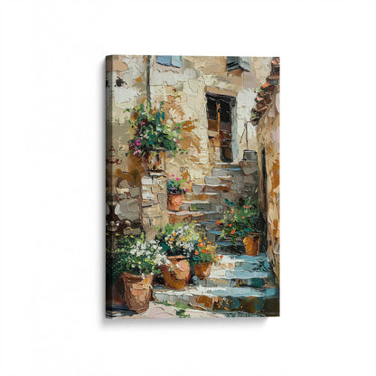 [Color:Stretched Canvas], Picture of art at an angle