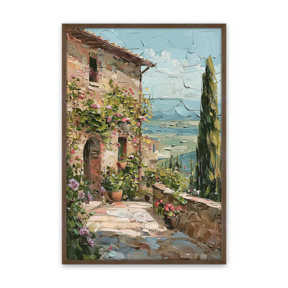 [Color:Walnut], Picture of art in a Polished Chrome frame