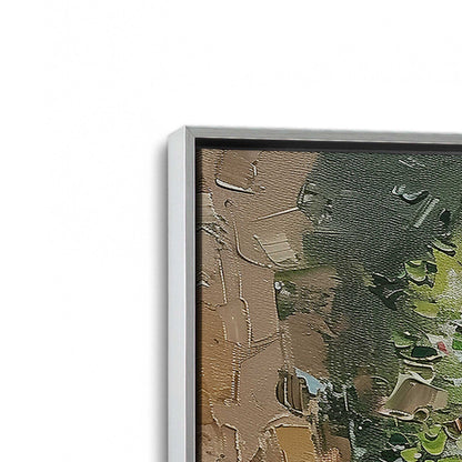 [Color:Polished Chrome], Picture of art in a Polished Chrome frame at an angle