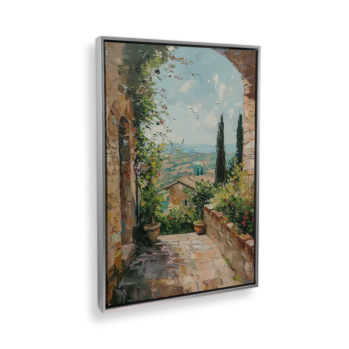 [Color:Polished Chrome], Picture of the corner of the art