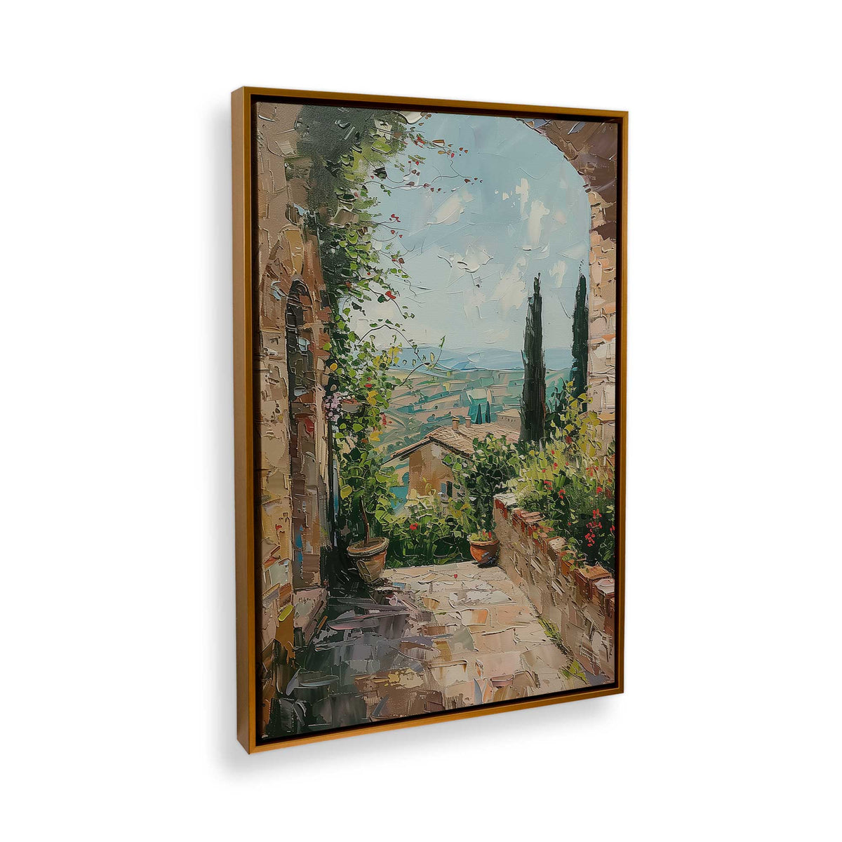[Color:Polished Gold], Picture of the corner of the art