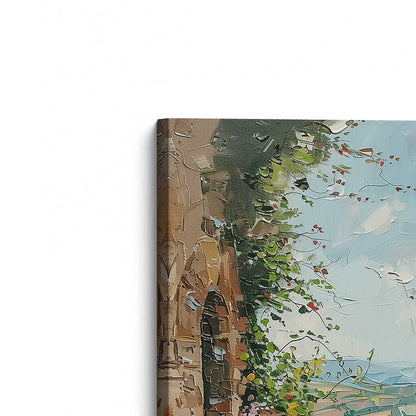 [Color:Stretched Canvas], Picture of the corner of the art