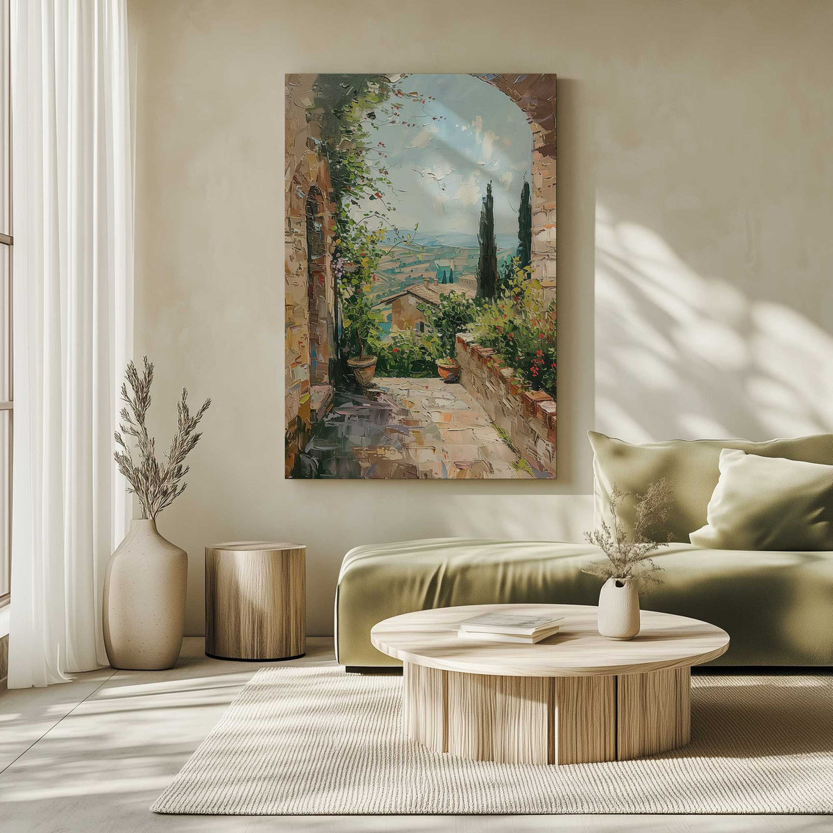 Picture of art in a room