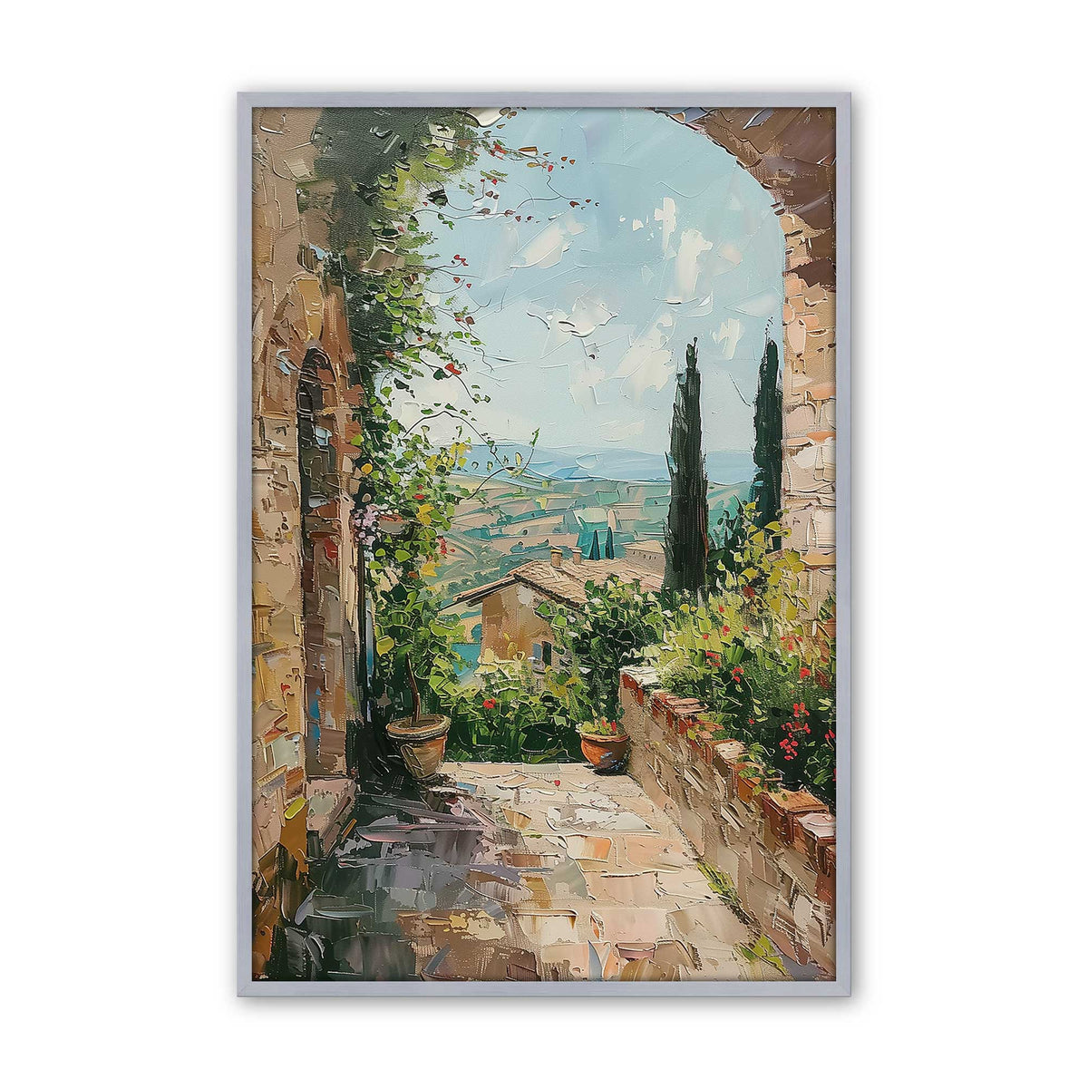 [Color:Polished Chrome], Picture of art in a Polished Chrome frame
