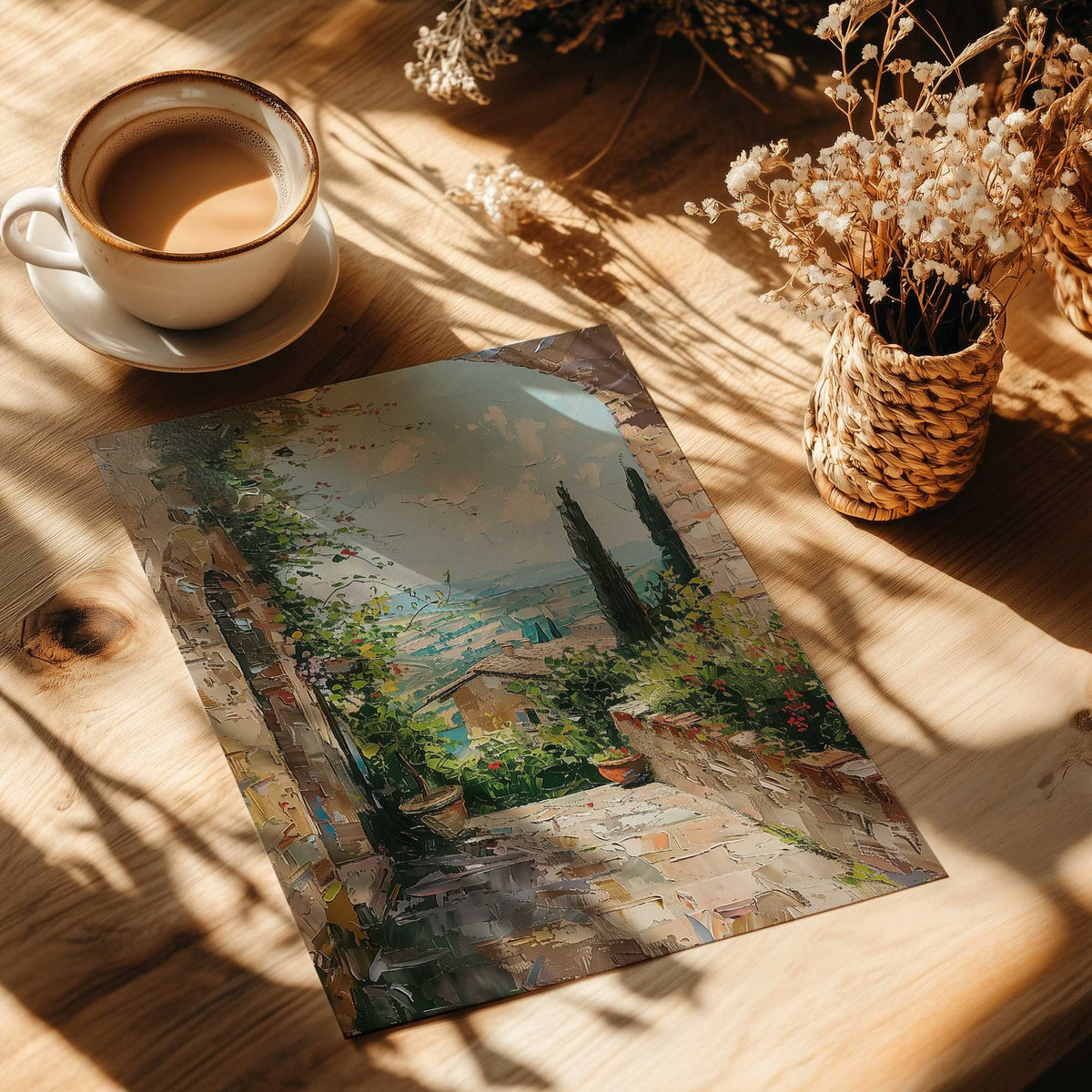 [Color:Rolled Print], Picture of close up of art