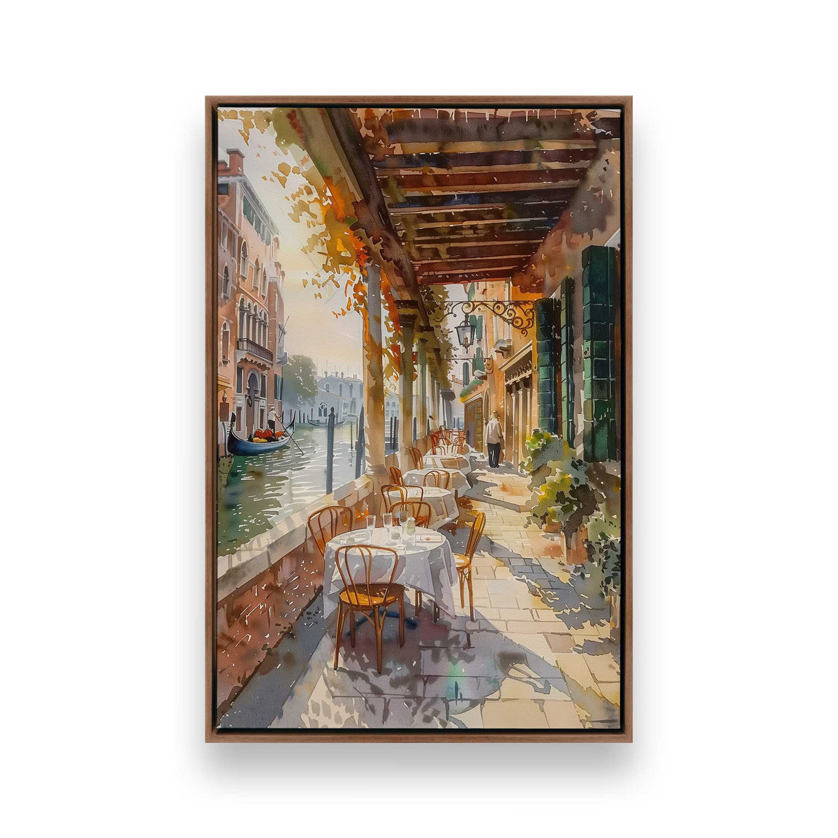 [Color:Walnut], Picture of art in a Walnut frame