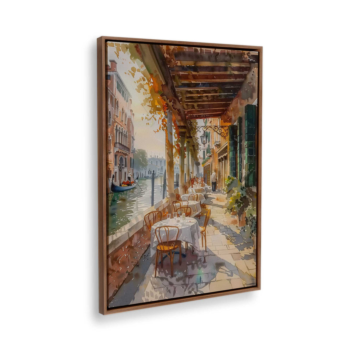 [Color:Walnut], Picture of the corner of the art