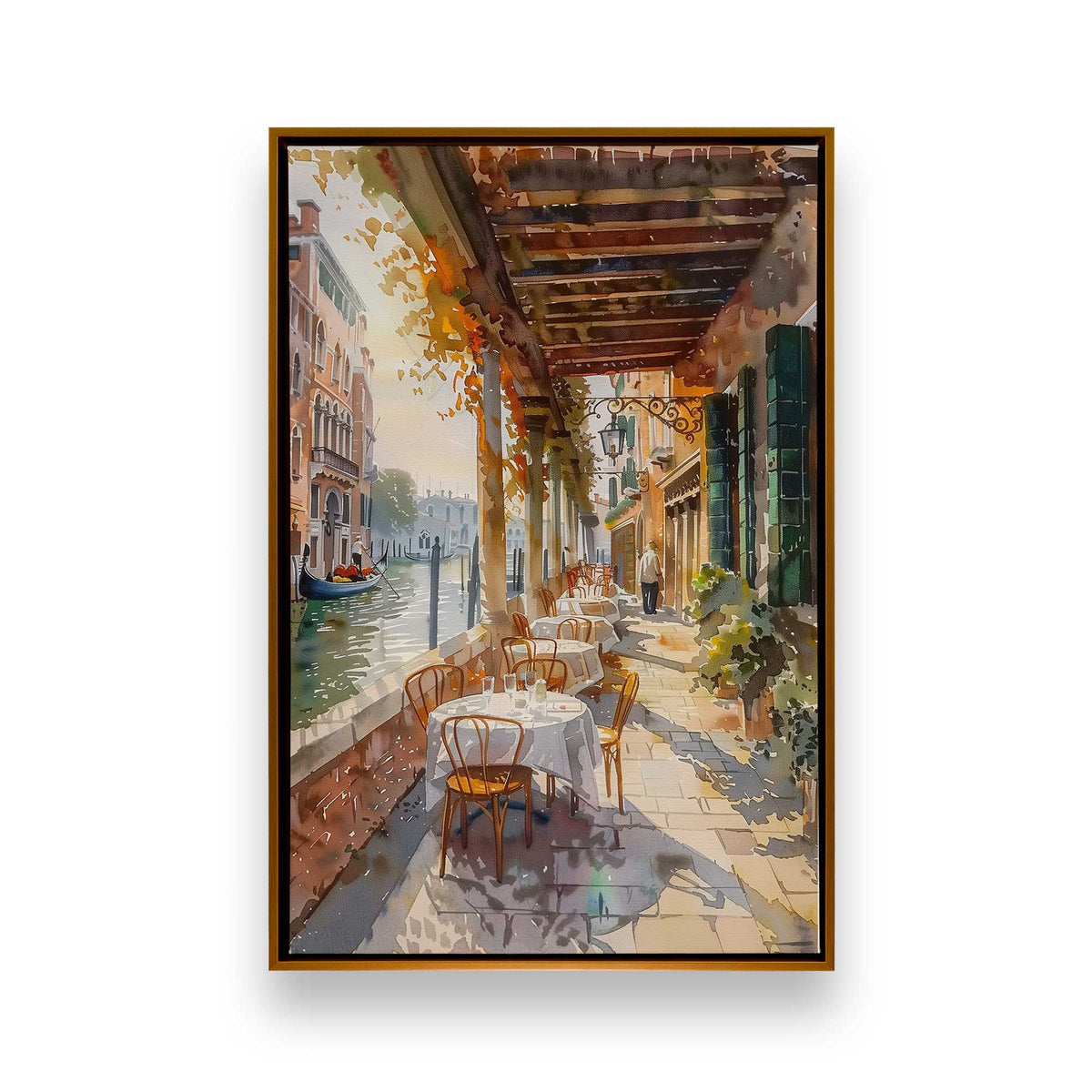 [Color:Polished Gold], Picture of art in a Polished Gold frame