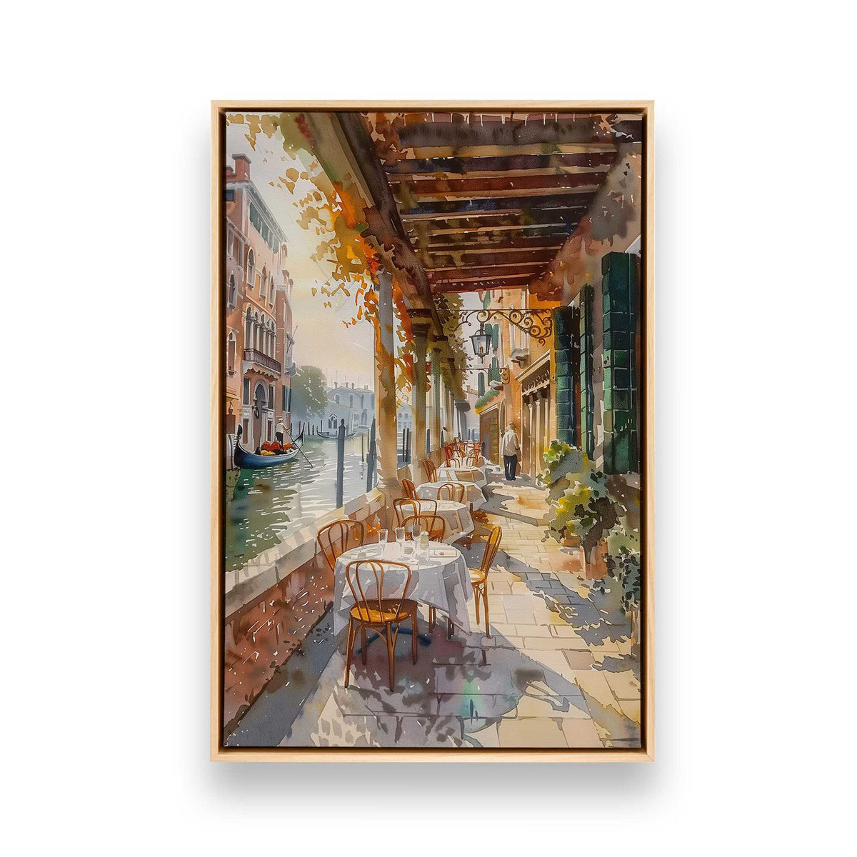 [Color:American Maple], Picture of art in a American Maple frame
