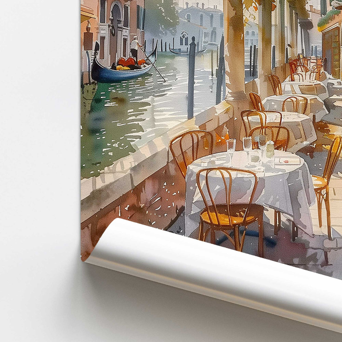 Venetian Cafe Light Print