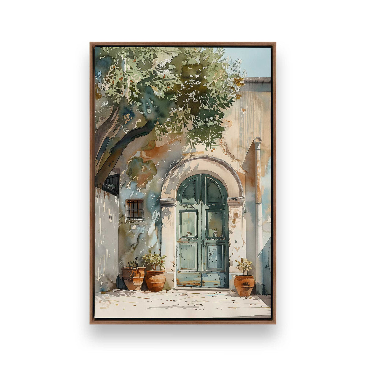 [Color:Walnut], Picture of art in a Walnut frame