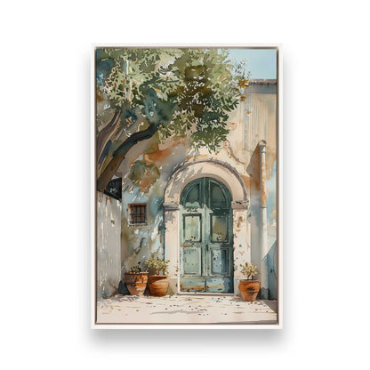 [Color:Opaque White], Picture of art in a White frame