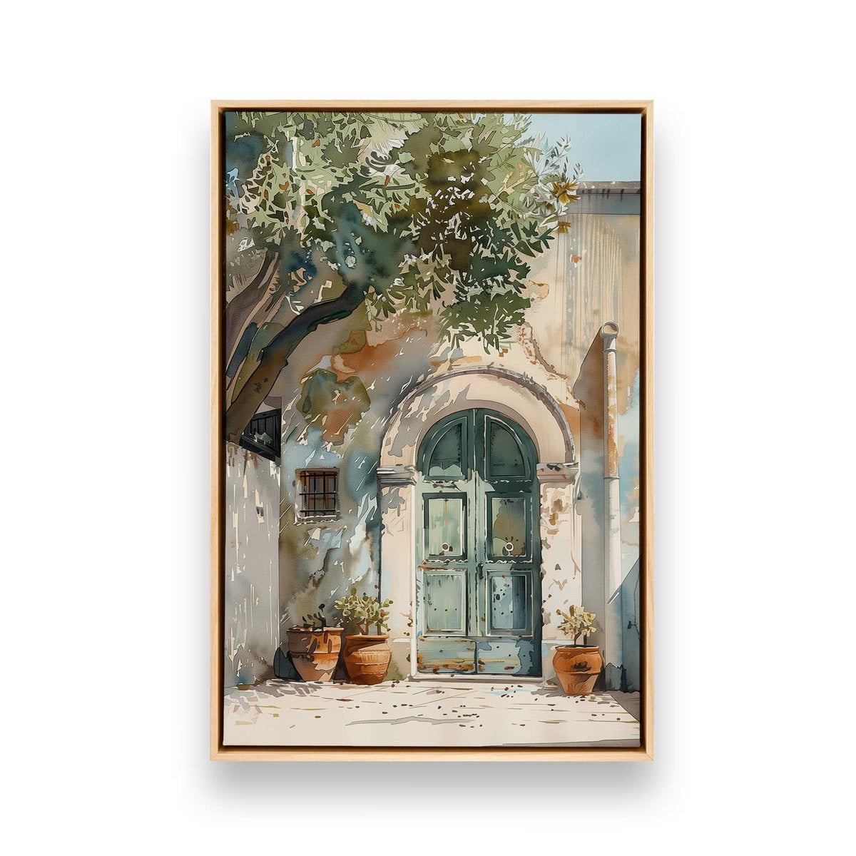 [Color:American Maple], Picture of art in a American Maple frame