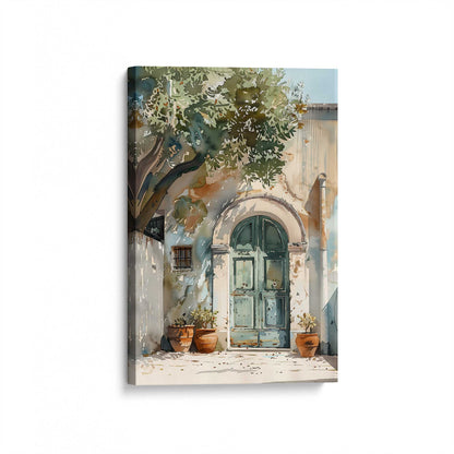 [Color:Stretched Canvas], Picture of art at an angle