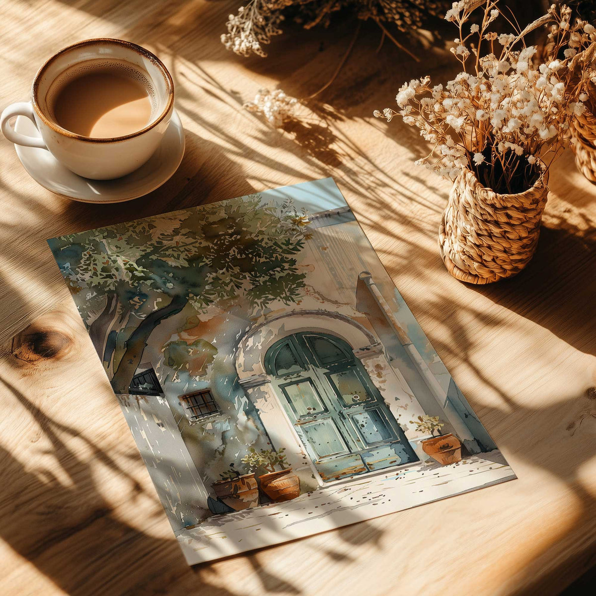 [Color:Rolled Print], Picture of close up of art
