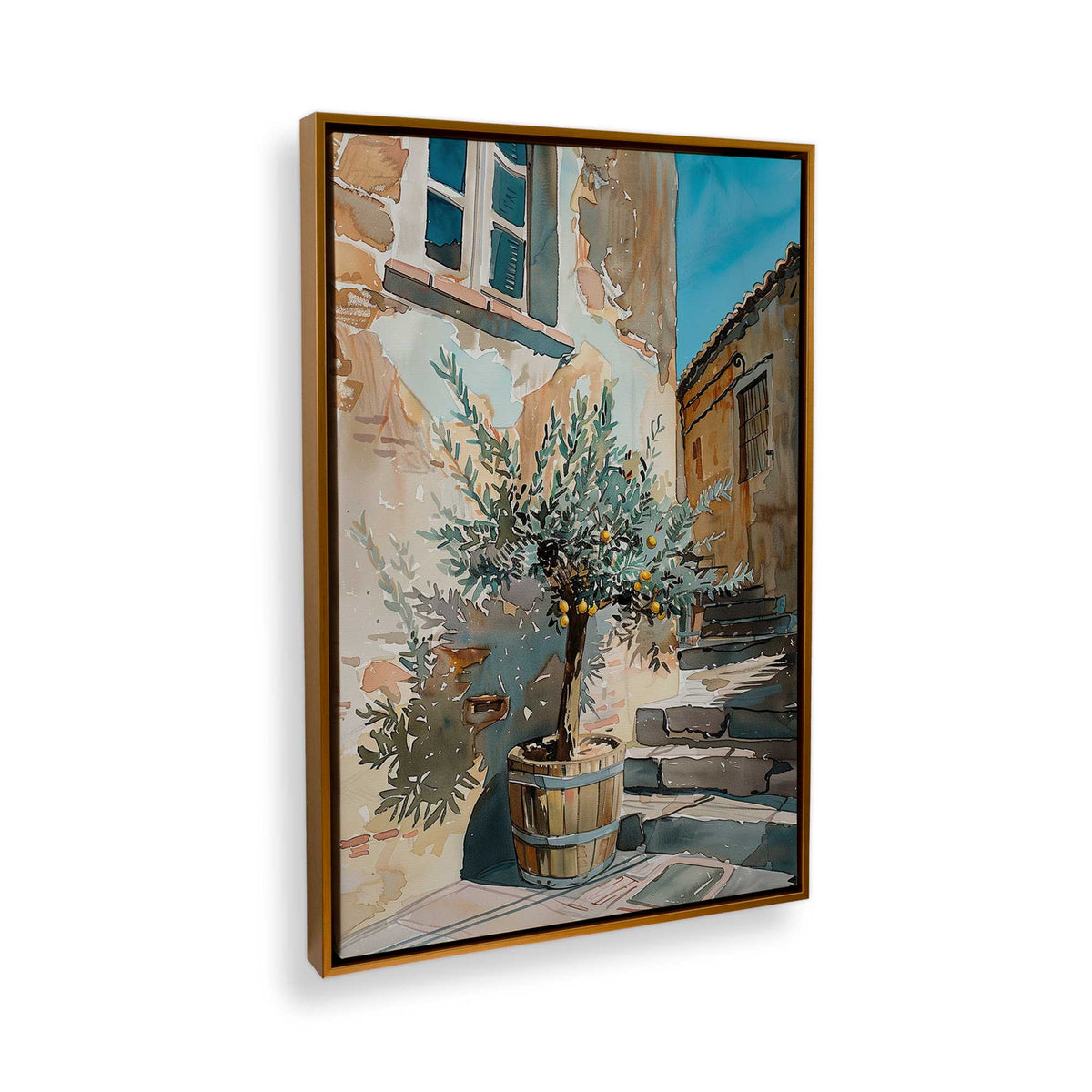 [Color:Polished Gold], Picture of the corner of the art