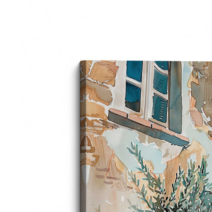 [Color:Stretched Canvas], Picture of the corner of the art