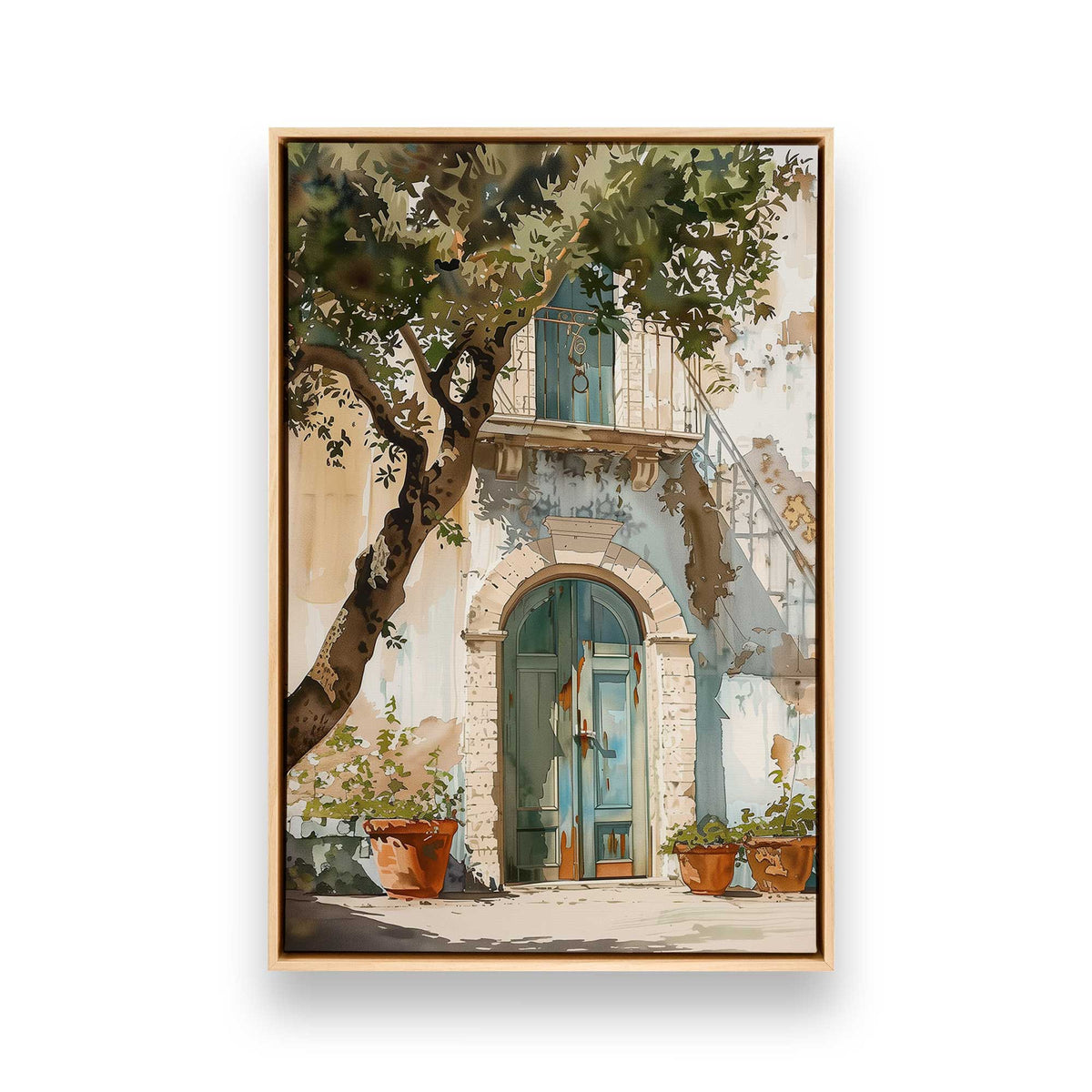 [Color:American Maple], Picture of art in a American Maple frame