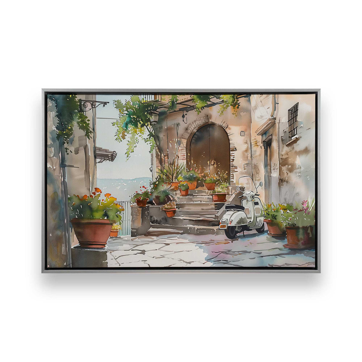 [Color:Polished Chrome], Picture of art in a Polished Chrome frame
