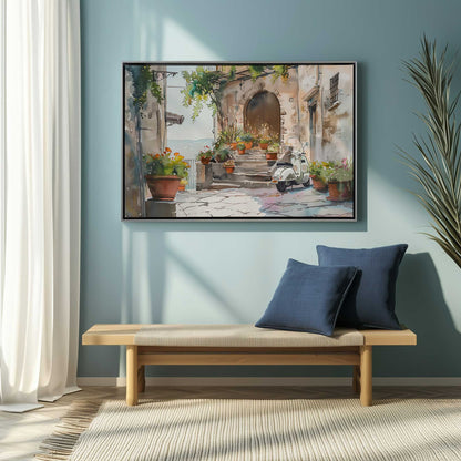 Picture of art in a room